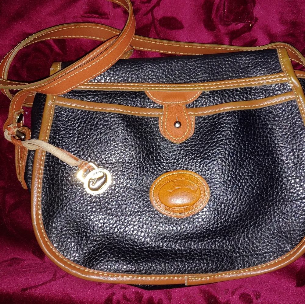 Vintage Black & cognac dooney and bourke